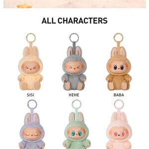 Adorable Plush Bunny Keychain - Gray